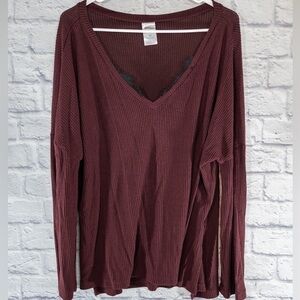 Grace & Lace oversized long sleeve shirt